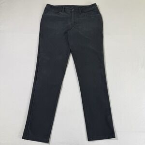 Lululemon ABC Utilitech Pants Slim Mens Size 32x31 Black Abrasion Resistant Jean